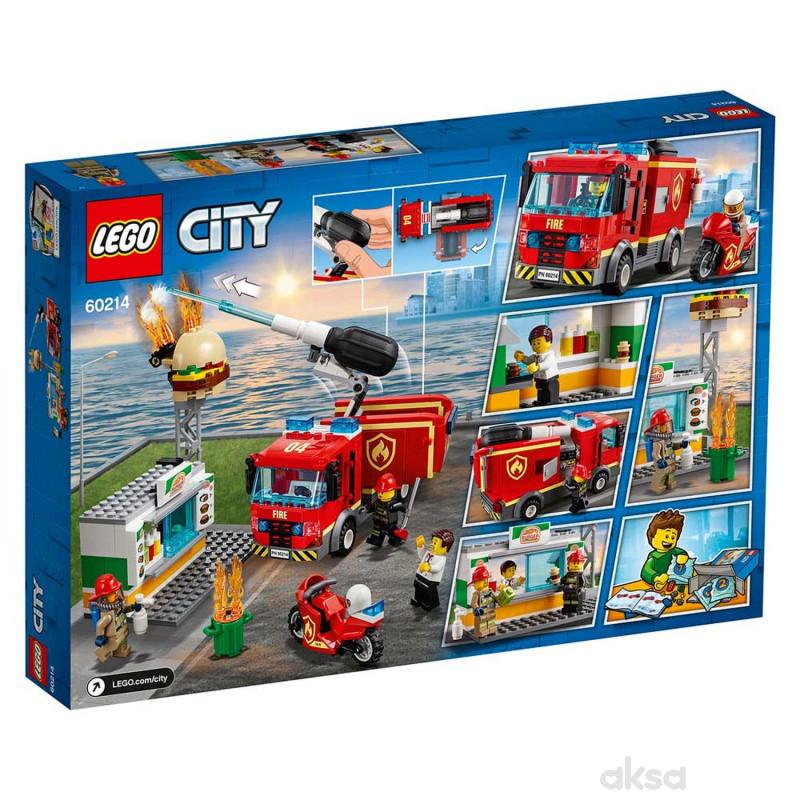 Lego City Burger Bar Fire Rescue