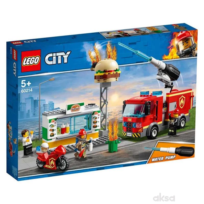 Lego City Burger Bar Fire Rescue 
