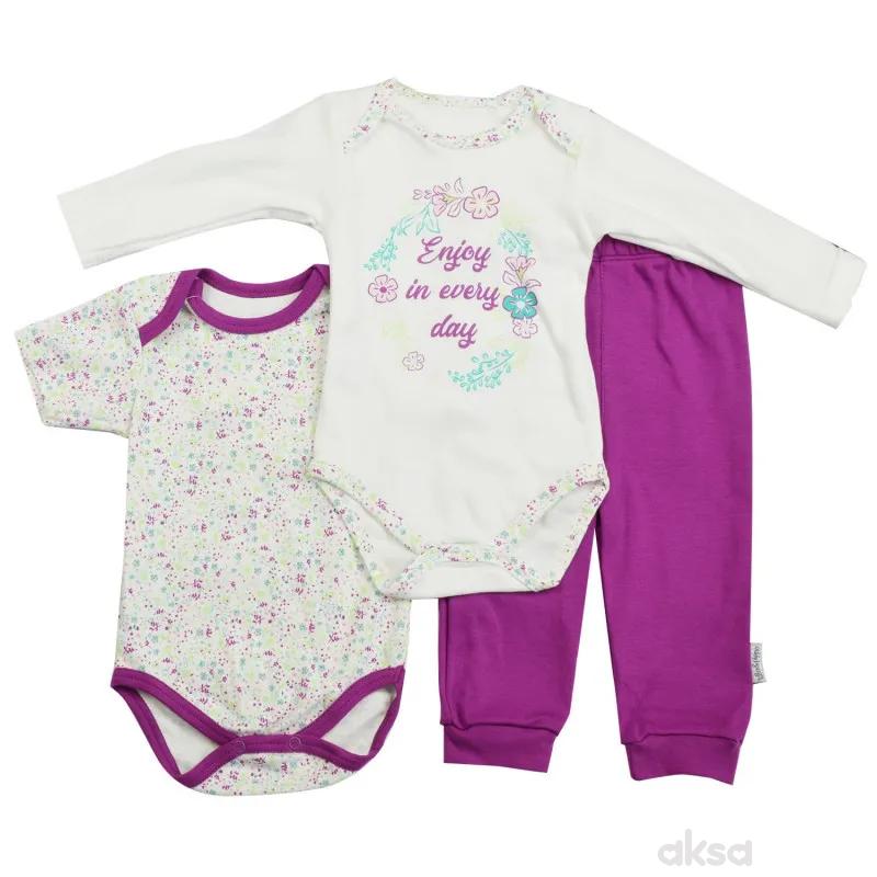 Lillo&Pippo baby komplet 3/1,djevojčice