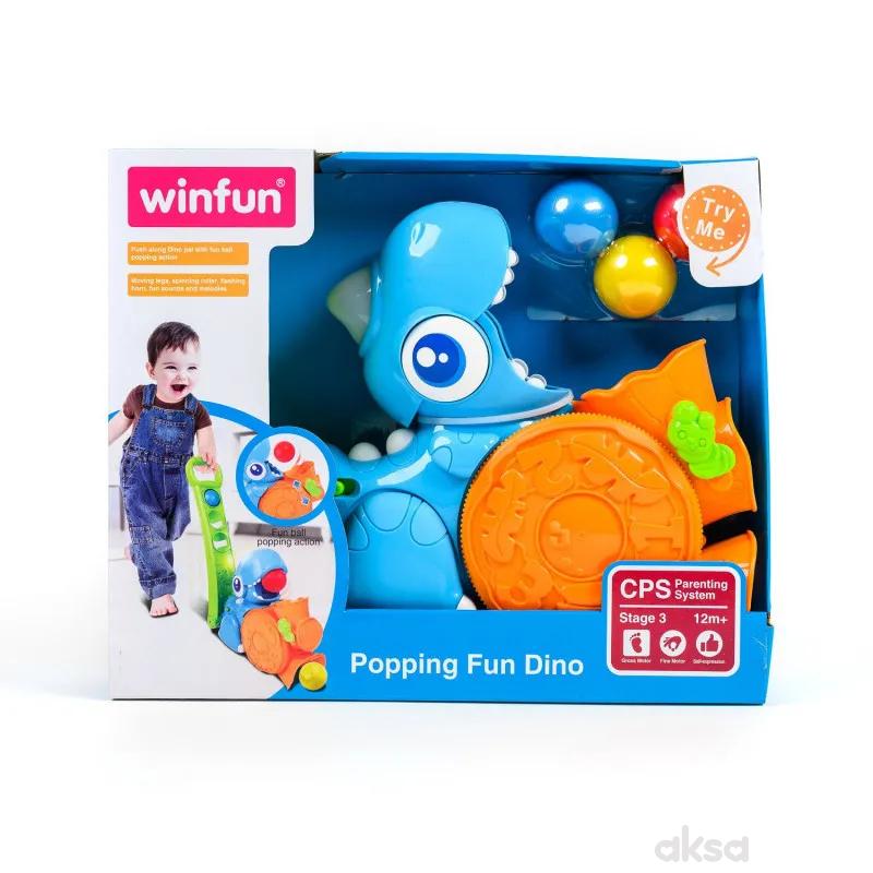 Win Fun guralica dinosaurus sa lopticama