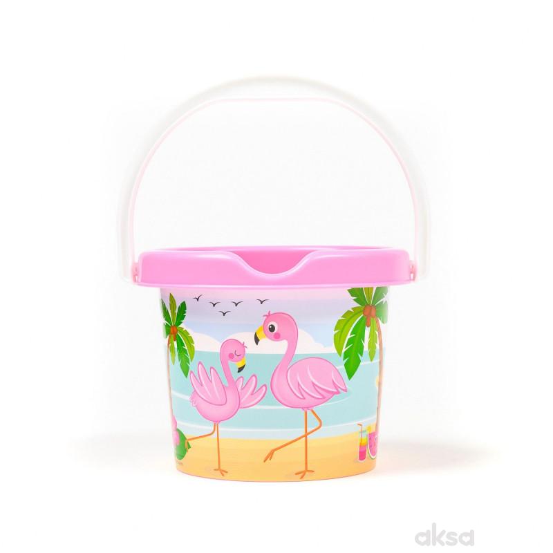 Androni Giocattoli kantica za pijesak flamingos
