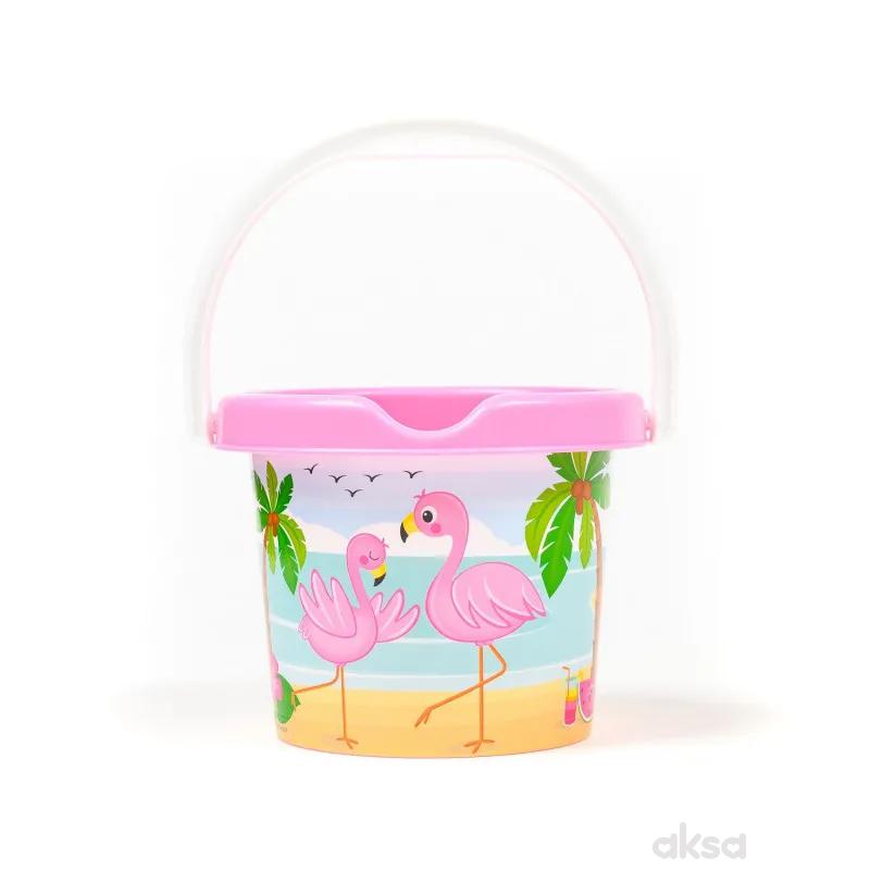 Androni Giocattoli kantica za pijesak flamingos