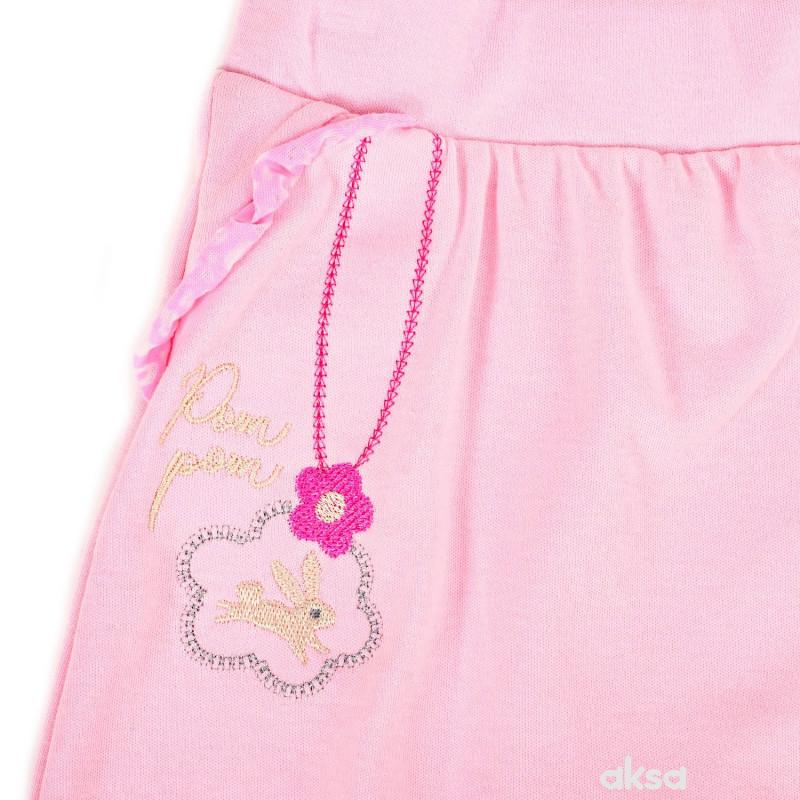 Pom Pom donji deo bez stopica, devojčice-1-86 1-86 3-ROZE