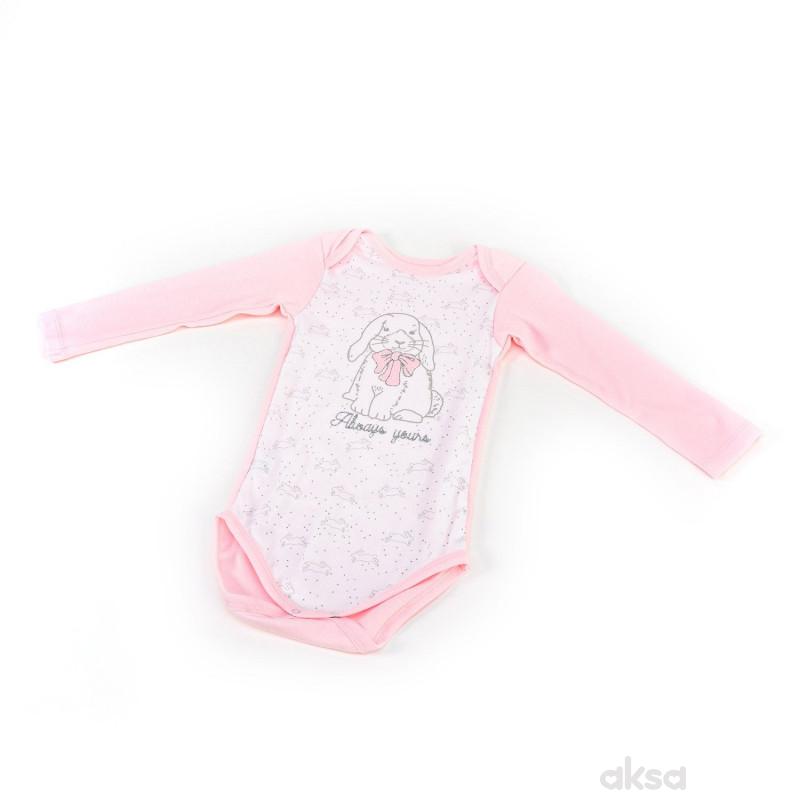 Pom Pom bodi dr, devojčice-1-86 1-86 3-ROZE