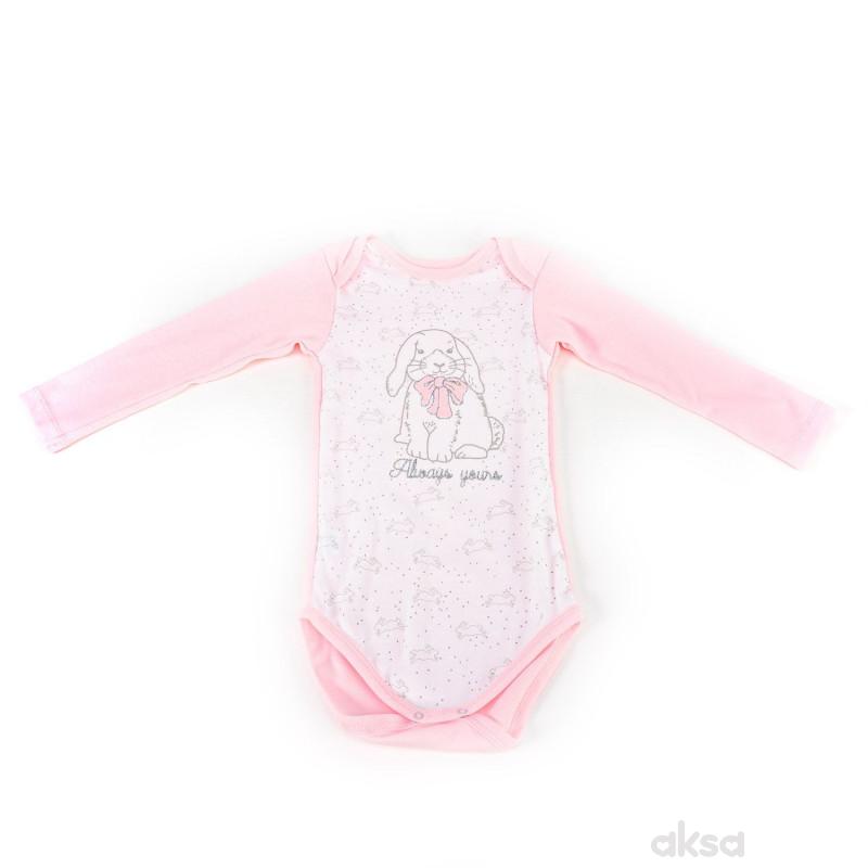 Pom Pom bodi dr, devojčice-1-86 1-86 3-ROZE