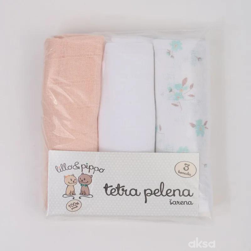 Lillo&Pippo tetra pelena cvijet 3u1