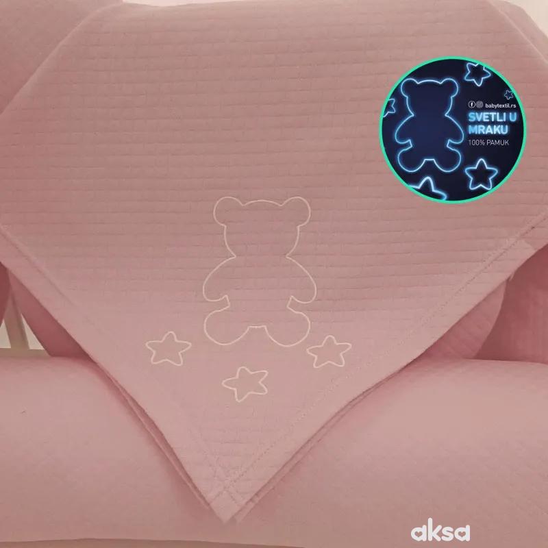 Baby Textil prekrivač Pepito,roze-ROZE  3-ROZE 