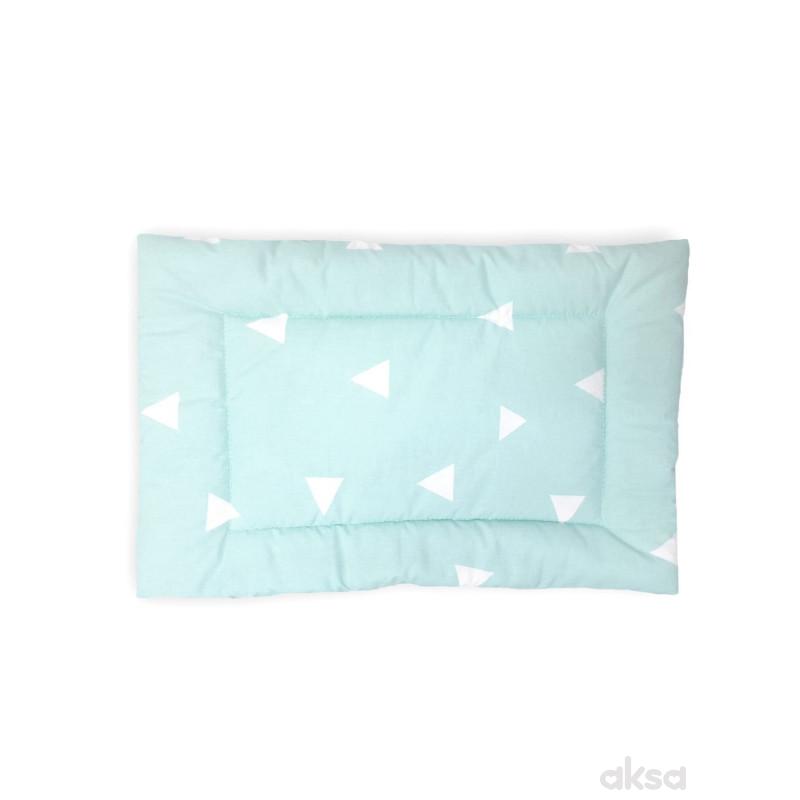 Lillo&Pippo jastuk za bebe i decu Trouglovi-MINT 7-ZELENA