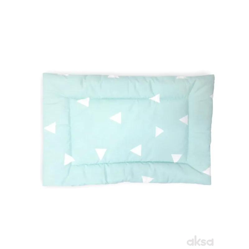Lillo&Pippo jastuk za bebe i decu Trouglovi-MINT 7-ZELENA