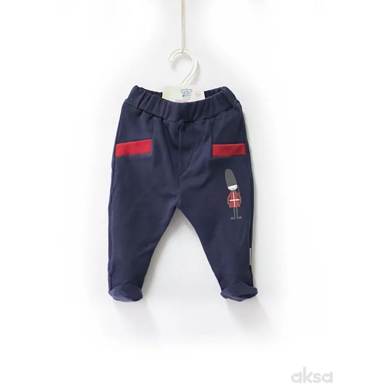Pom Pom pantalone,dječaci,sa stopicama-56 56