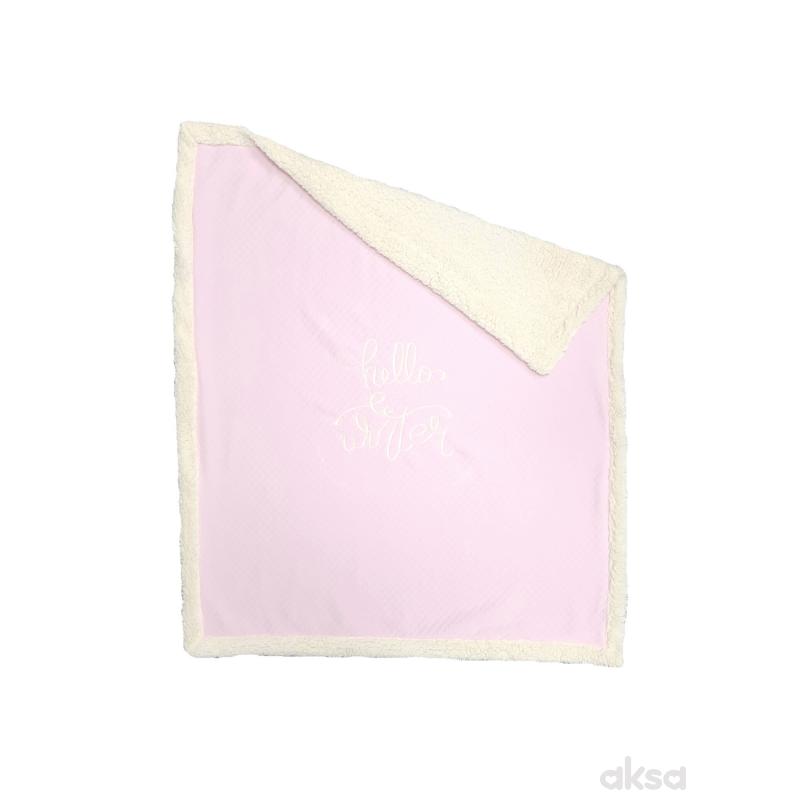 Baby Textil prekrivač Pepito,pliš-ROZE 3-ROZE